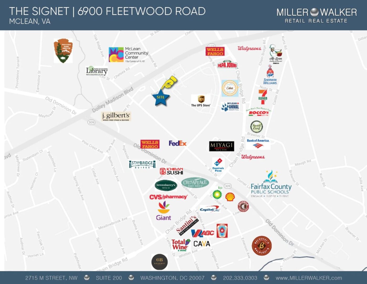 the signet mclean virginia nearby retail map